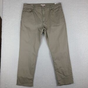 Lucky Brand Pants Mens 38x30 Beige Tan 410 Athletic Straight Chino Khaki NWT NEW